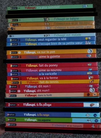 Collection livres T'choupi