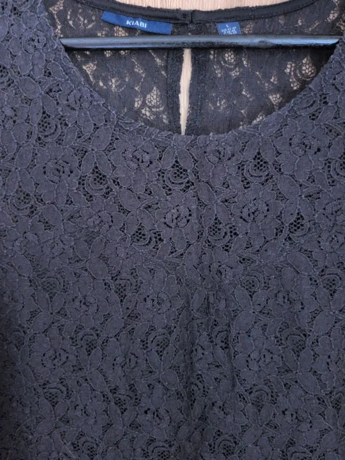 Top en dentelle sans manches Kiabi, taille L - photo numéro 2
