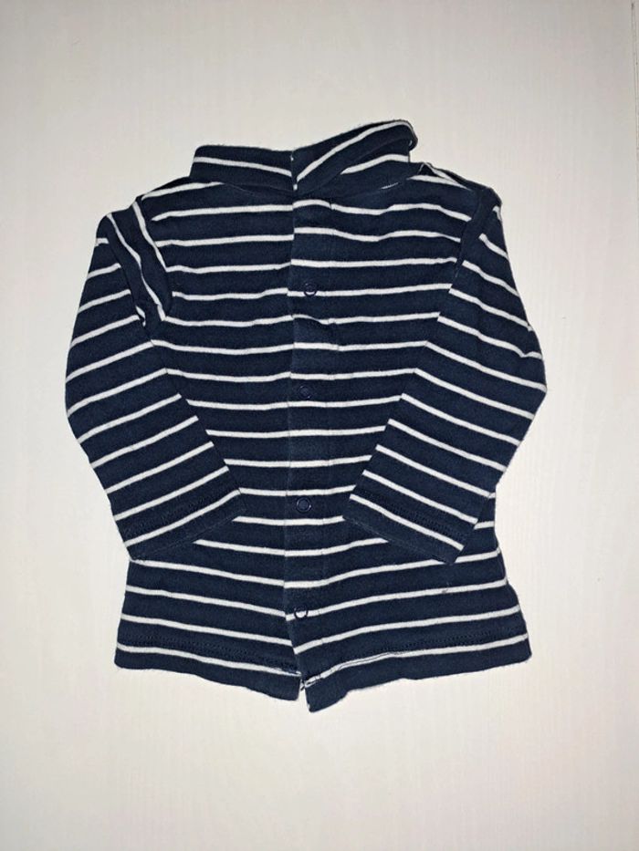 Lot de 2 pulls à col roulé bébé garçon 3 mois - photo numéro 3