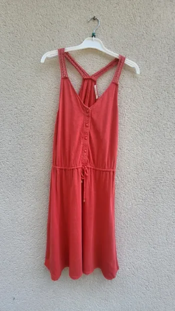Robe orange camaïeu