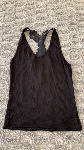 Débardeur noir taille M