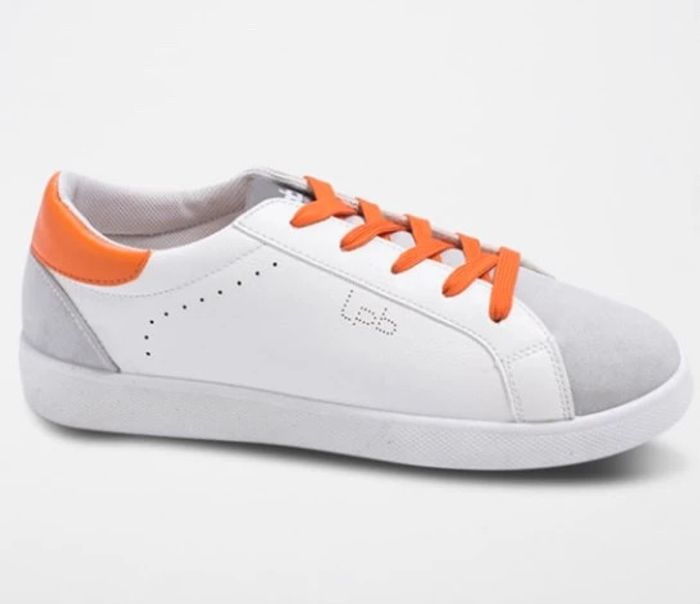 Lpb Les Petites Bombes baskets blanches grises oranges 39