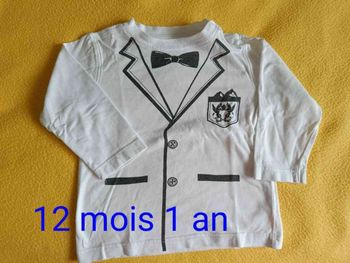 Tee-shirt manches longues kimbaloo 12 mois be