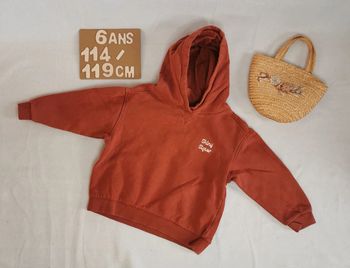 Sweat 👸 à capuche, kiabi,  6ans