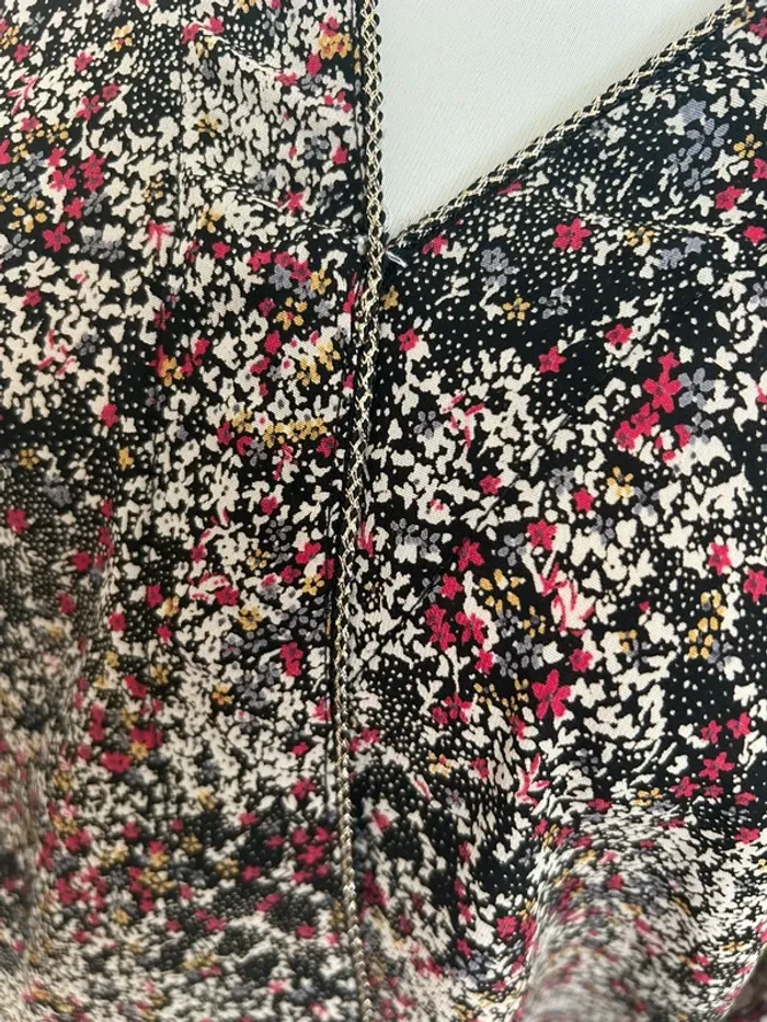 La petite française robe courte imprimée, florale, taille 36 - photo numéro 3