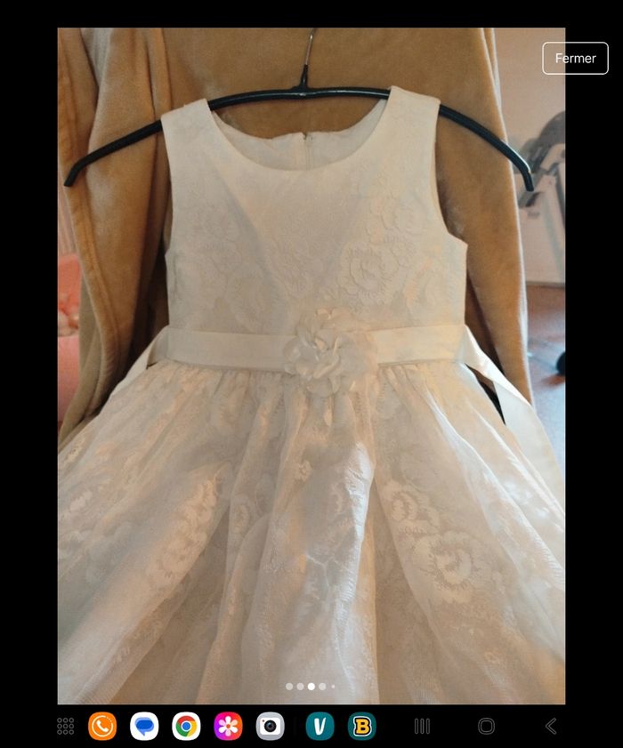 Robe de cérémonie 10 ans - photo numéro 3