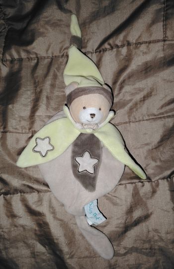 Doudou plat ours étoile baby nat