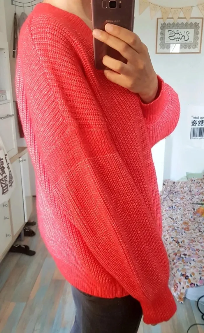 Pull rouge cozy asos design taille 40 NEUF - photo numéro 4