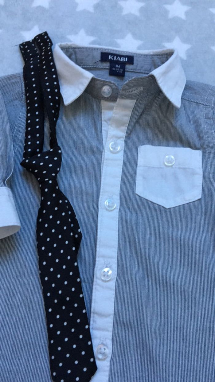 Chemise avec cravate - photo numéro 3