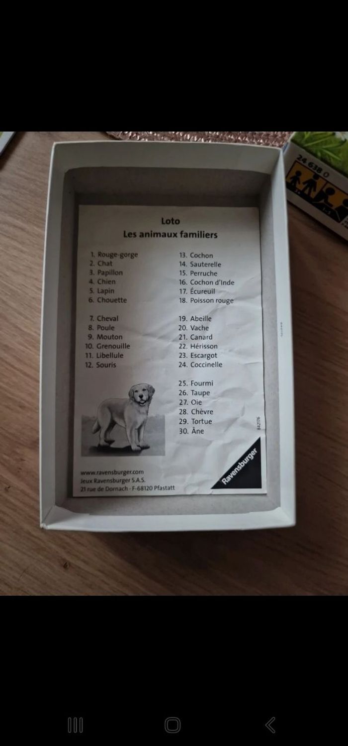 Loto les animaux familiers - photo numéro 3