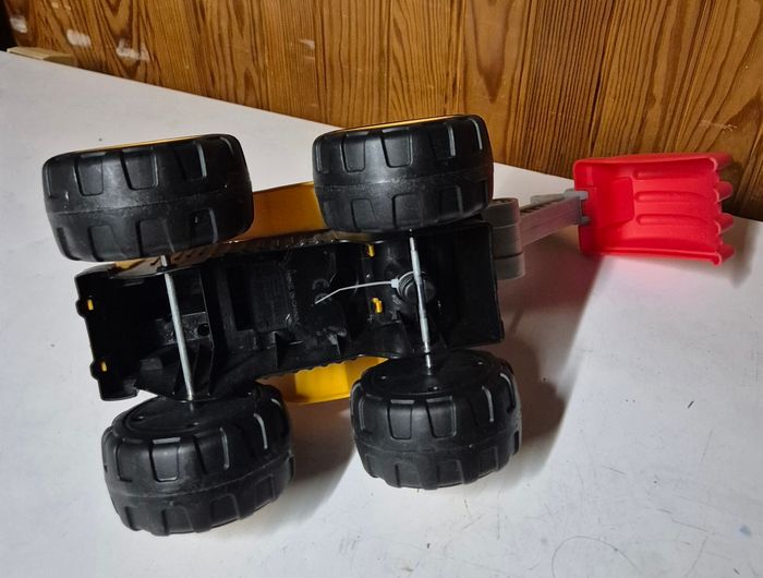 Troctopelle tracteur excavateur engin travaux - photo numéro 4