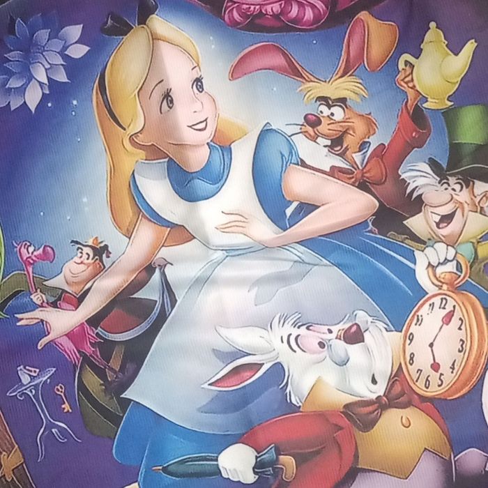 Housse de coussin  Alice aux pays des merveilles disney - photo numéro 2