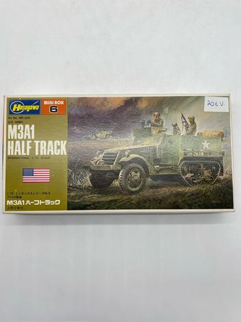 Maquette Hasegawa M3A1 Half-track