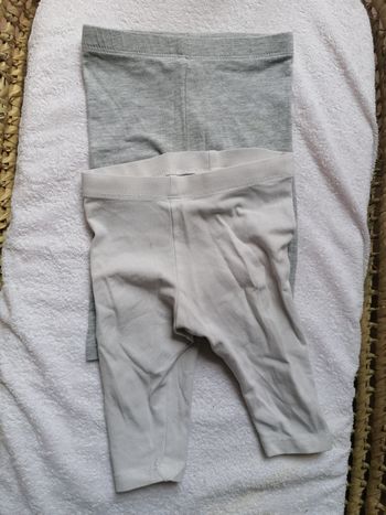 Lot de 2 leggings en 6 mois