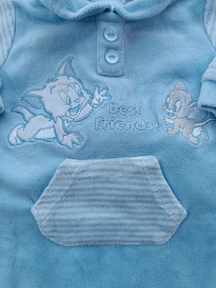 🔸 Adorable Pyjama Vintage Naissance 1 Mois - Tom et Jerry🔸 - photo numéro 3