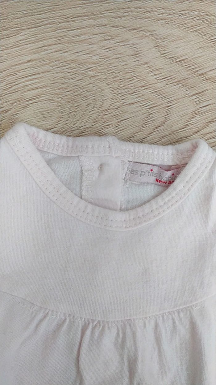 Ensemble mauve 3 mois fille chat - photo numéro 5