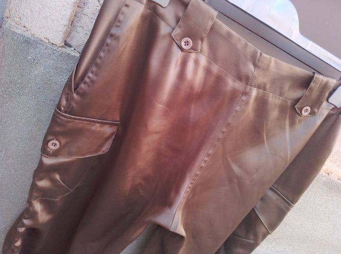 Pantalon cargo satiné - photo numéro 5