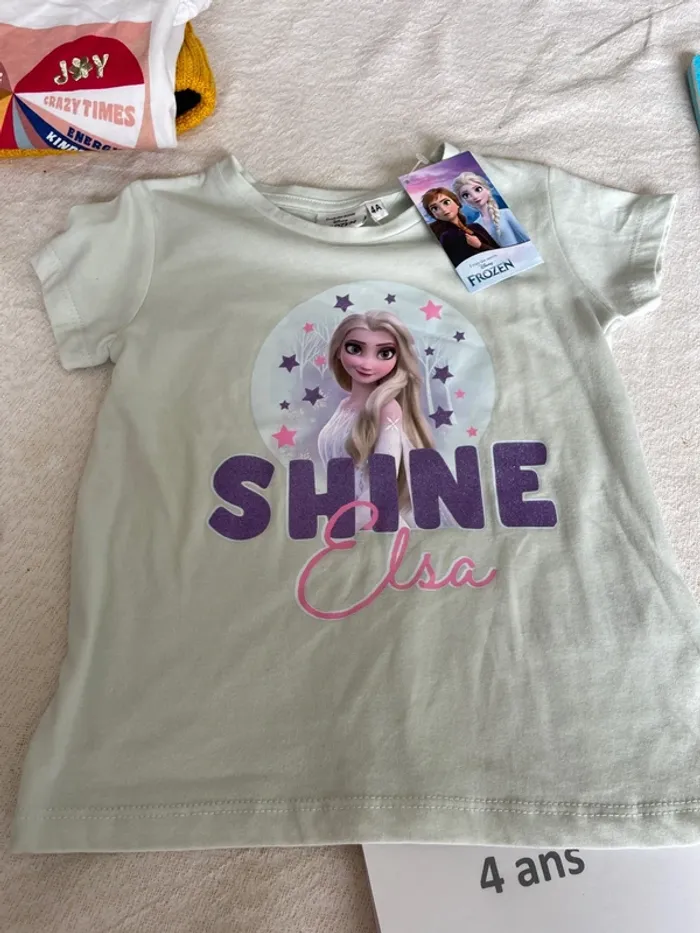 Pyjama Disney la reine des neiges Elsa 4 ans neuf - photo numéro 3