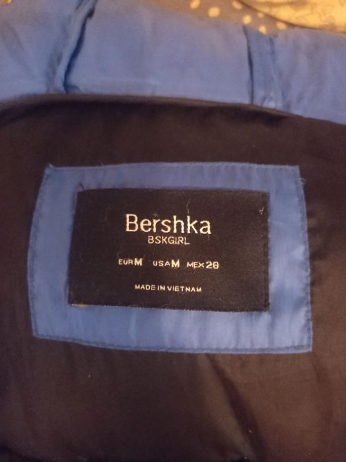 Doudoune bleu bershka - photo numéro 3