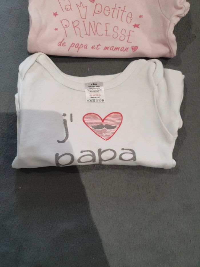 Lot de 2 body manches courtes - photo numéro 3