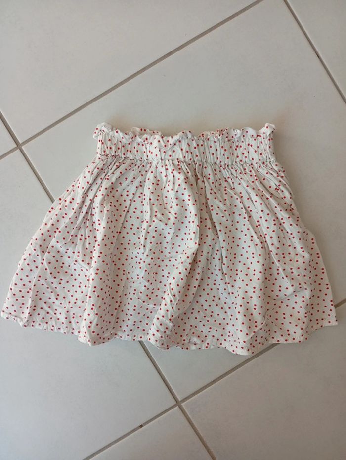 Jupe fluide petits pois Tape à l'oeil taille 6ans - photo numéro 2