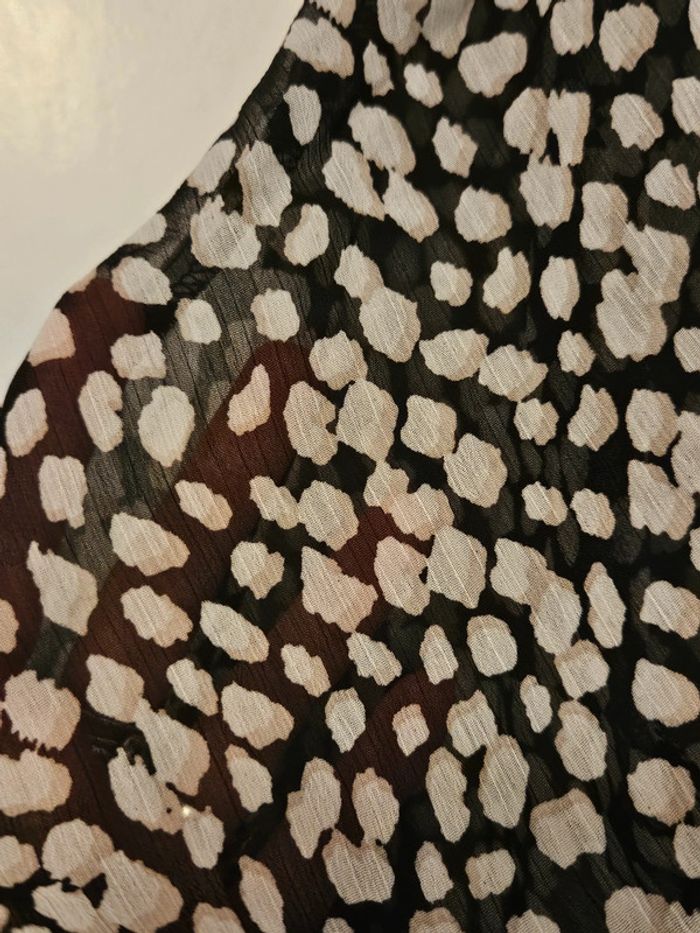 Robe leopard cache coeur en voile Etam - photo numéro 5