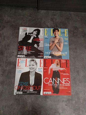 Lot magazines Elle