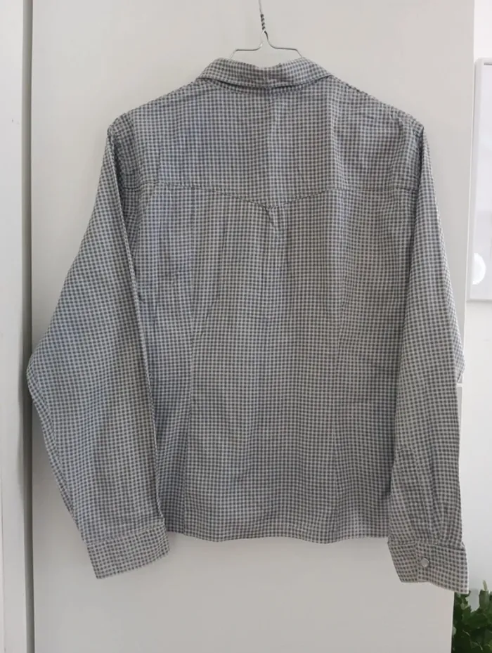 Chemise vichy en coton vintage 90's she's a girl - photo numéro 9