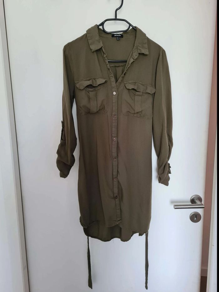 Robe boutonnée viscose taille 36