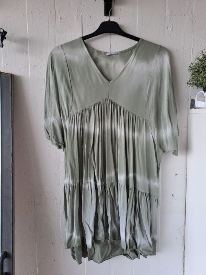 Robe bohème chic oversize Tie and Dye  taille universelle