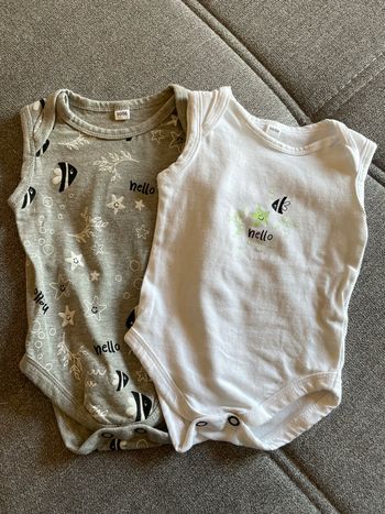 Bodies bébé garçon 1-3 mois