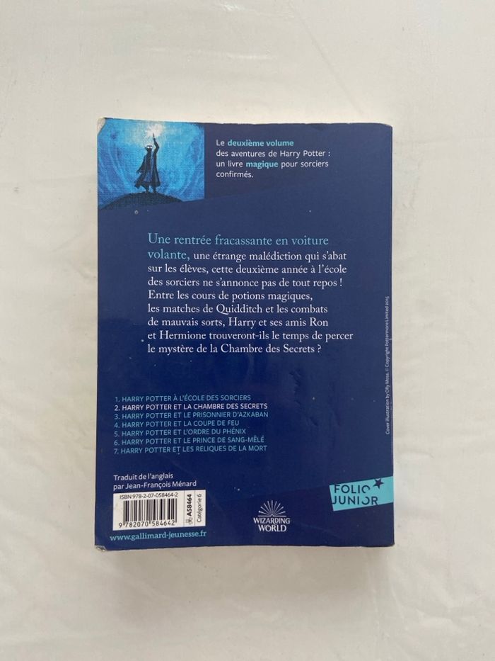 Harry Potter – Tome 2 : La Chambre des Secrets