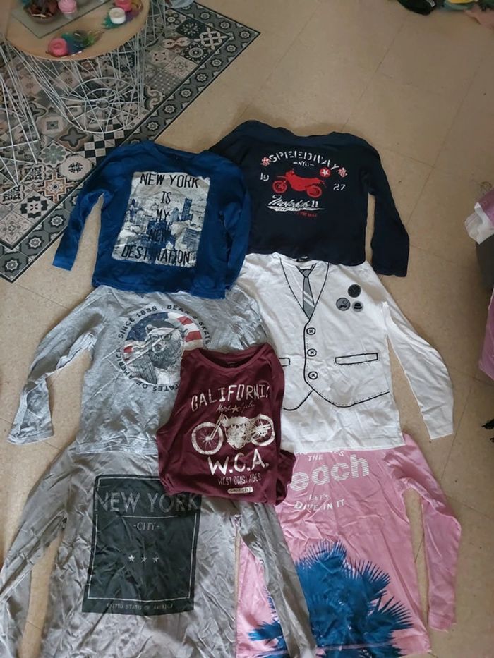 Lot de 7 hauts manches longues très bon état