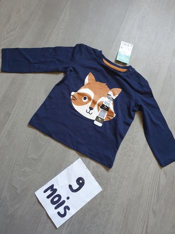 Maillot t-shirt 9mois garçon