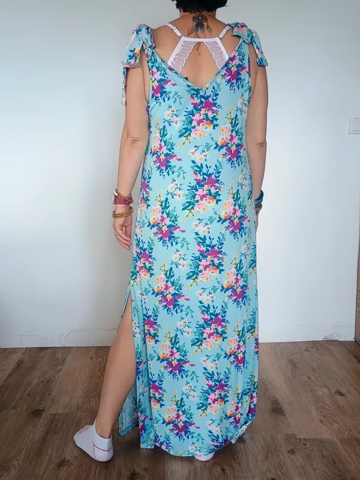 Robe longue fleurie POOF L - photo numéro 3