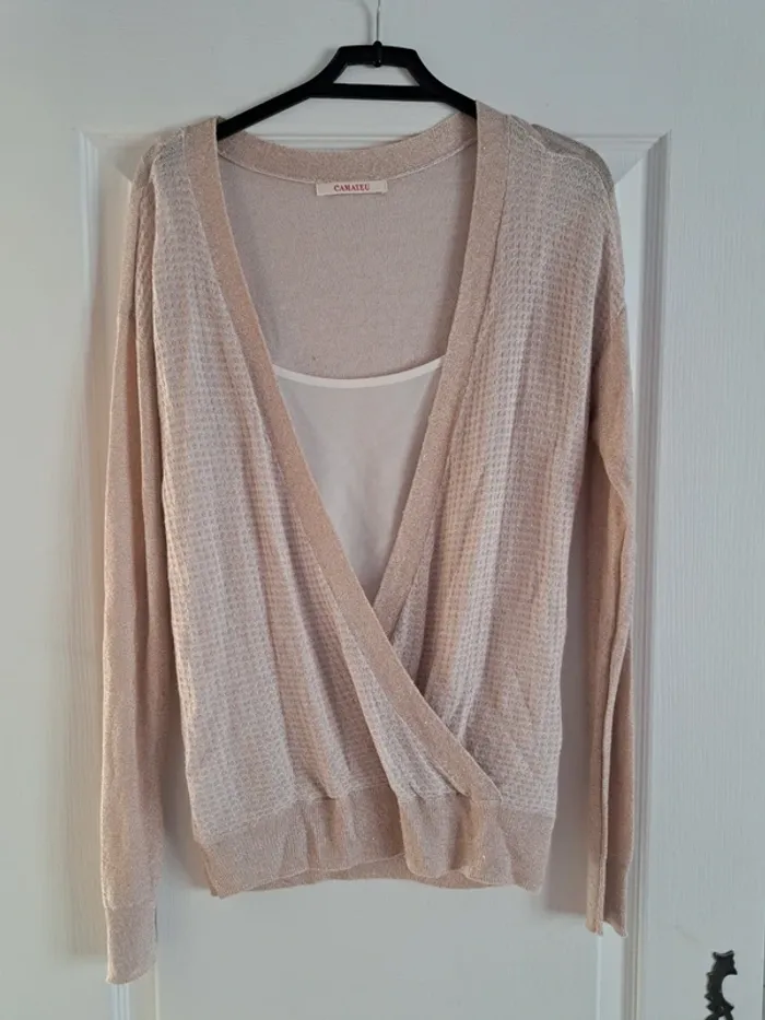 Pull cache coeur camaïeu M
