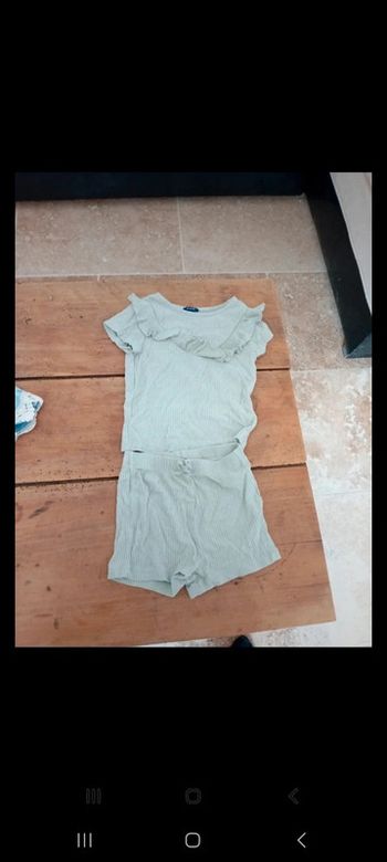 Ensemble 12 mois fille été