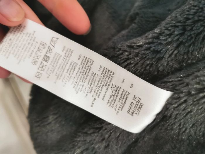 🌸Manteau doudoune fille gris DKNY 12mois - photo numéro 11