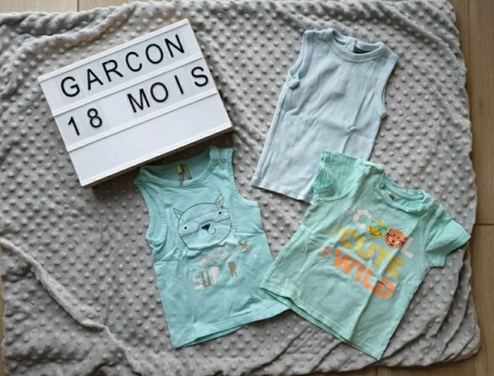 Lot de 3 tee-shirt 18 mois