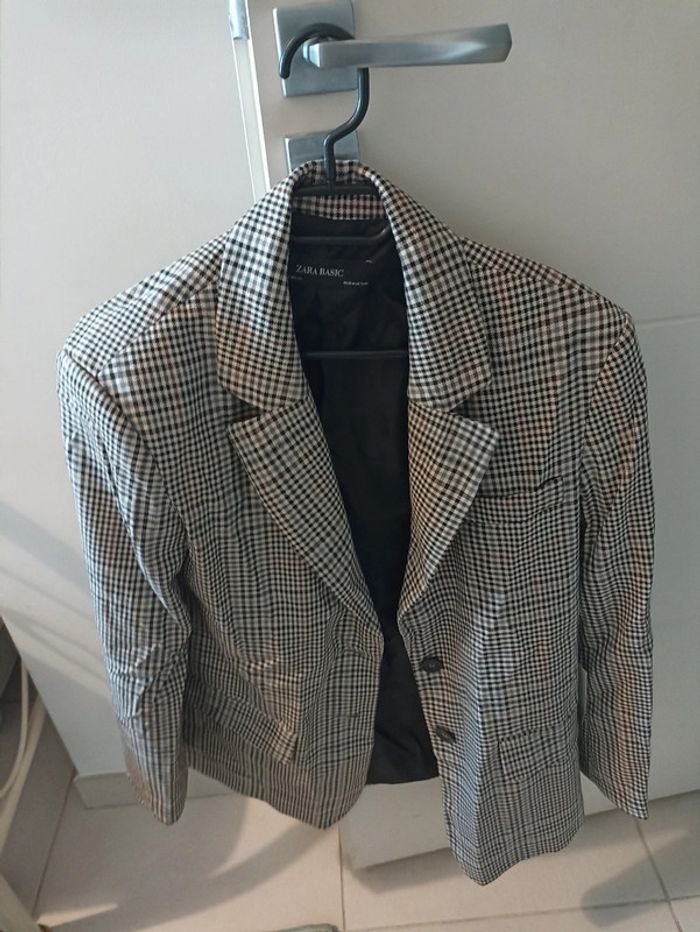 Blazer Zara XS carreaux