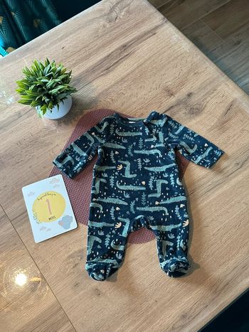 Pyjama bébé crocodile 🐊 TAO 54cm /1m