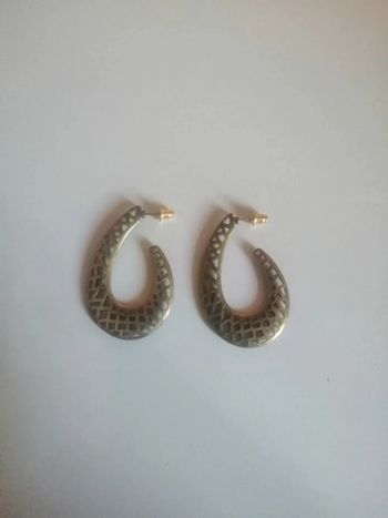 🌸Créoles bronze ajouré Tendance 2022 "Stella & Dot "Neuves