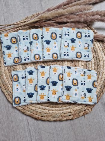 Lingettes Lavable x10