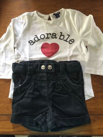 Ensemble short T-shirt 77/82