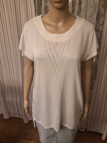 Blouse crème Tagore Elene neuf taille L 40