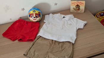 Ensemble polo et short taille 9 mois 