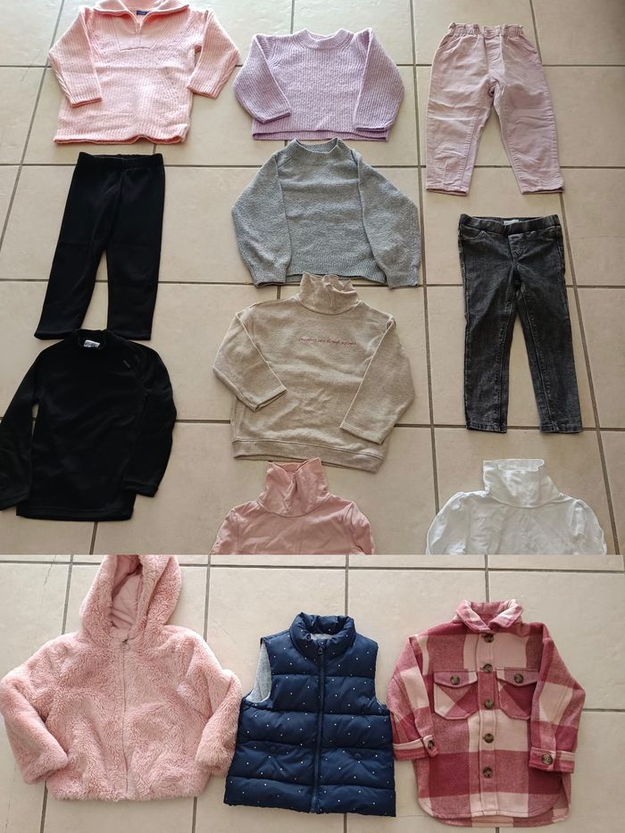 Lot vêtements fille 3-4 ans multimarques