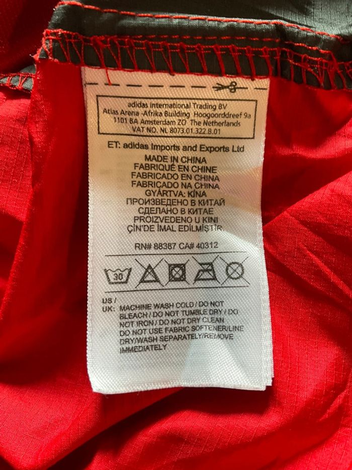Sweat coupe-vent léger pour homme Adidas Golf rouge taille M 179 - photo numéro 12
