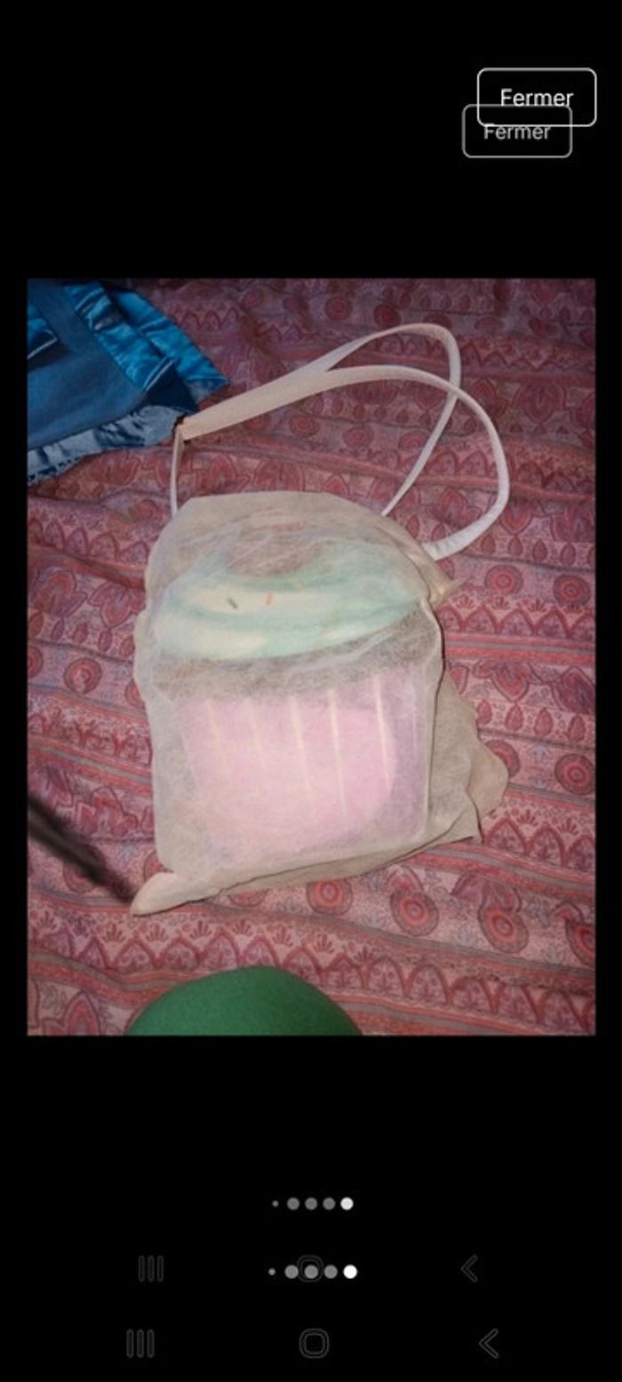 Sac en forme de cupcake pailleté - photo numéro 6
