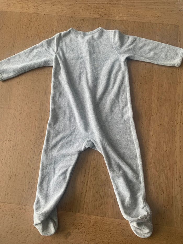 Pyjama gris bout’ chou 12 mois - photo numéro 4